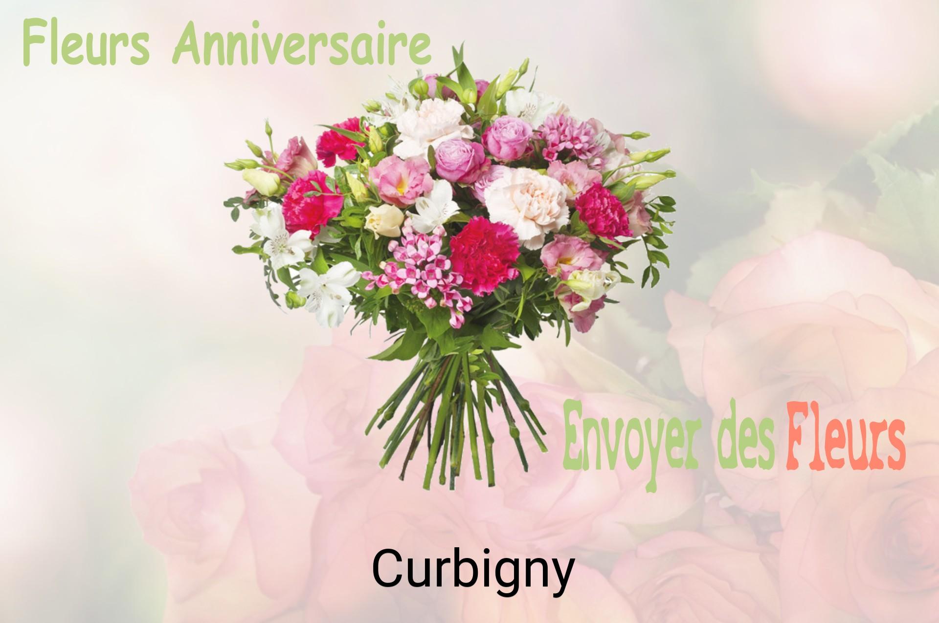 Bouquet de fleurs d’anniversaire livré à Curbigny